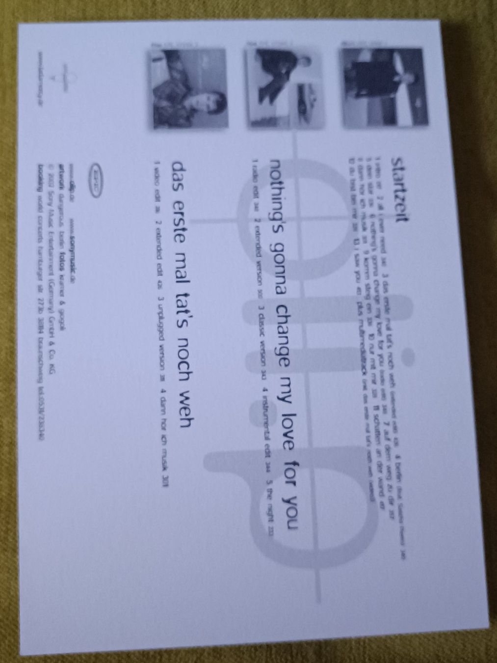 Autogramme: Oli. P - handsignierte Autogrammkarte – Gebraucht aus Menziken von Artographs 1