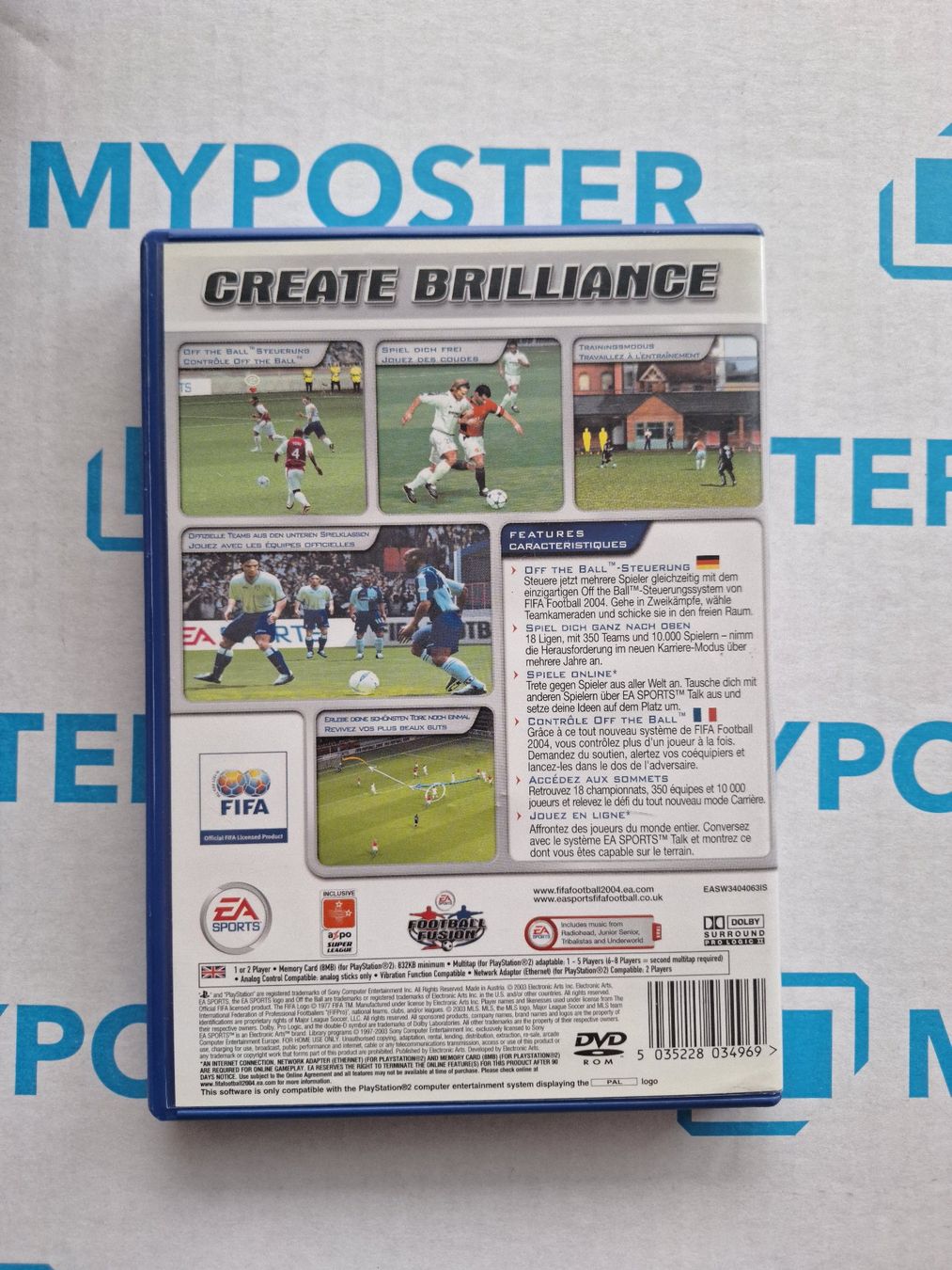 Spiele: Fifa 2004 - PS2 - Disc in exzellentem Zustand – Gebraucht aus Altstätten SG von GGsGameshop 1