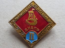 ABZEICHEN FUSSBALL MEISTERSCHAFT 89 DNIEPER, SOVIETUNION
