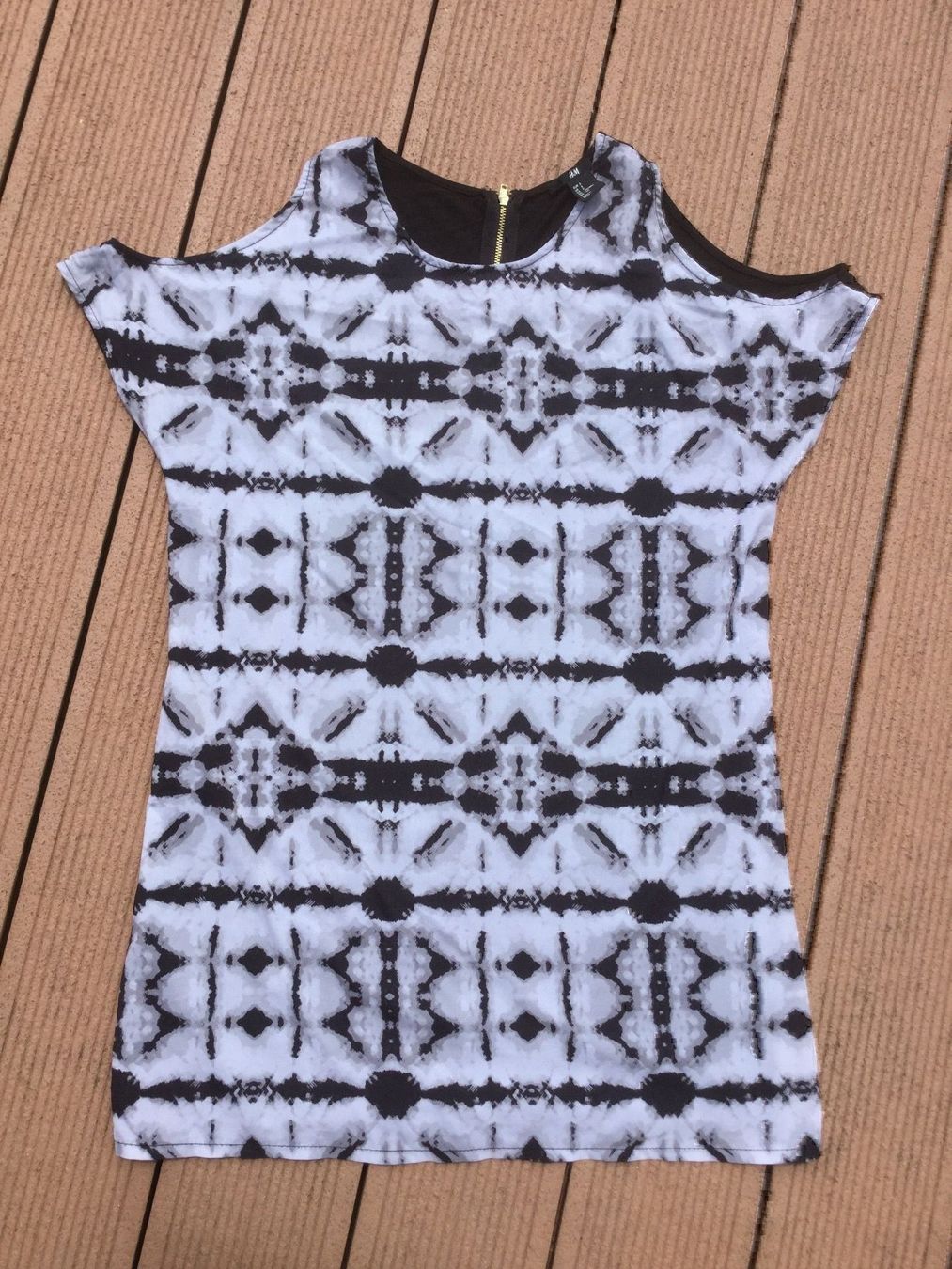 H&M Vestiti: Robe noire à motifs gris H&M, taille S – Nuovo (secondo la descrizione) da Agiez venduto da chouchanelle 4