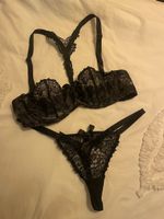 Aubade Paris, set Noir, Ensemble soutien-gorge+string, 85B