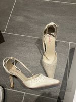 Brautschuhe Rainbow Gr. 36,5 ivory Satin