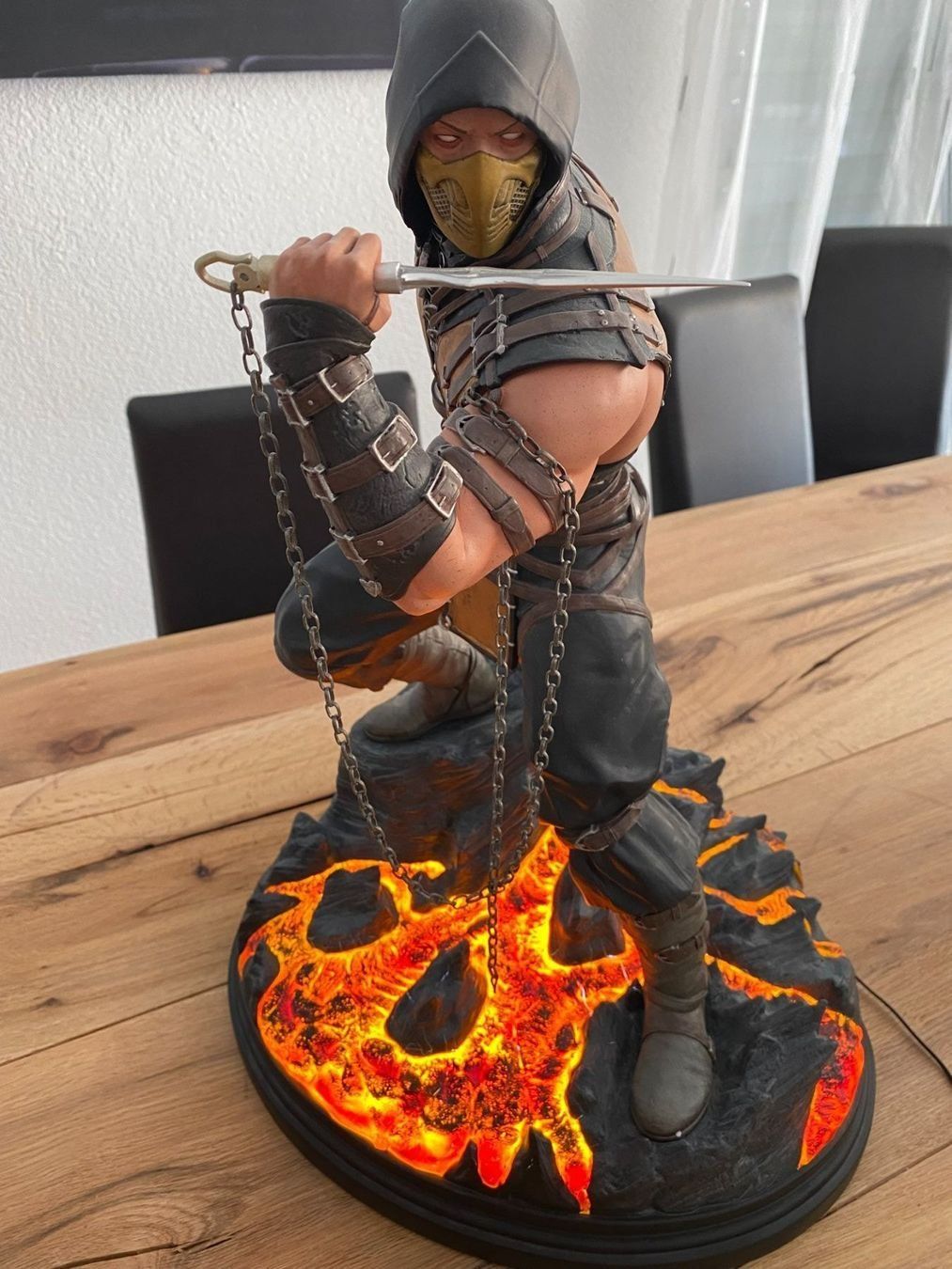Sculture & Statue: Mortal Kombat Scorpion 1/4 Scale Regular Statue – Usato da Au SG venduto da Neltras
