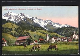 Melchtal, Ortsansicht mit Nünalphorn, H