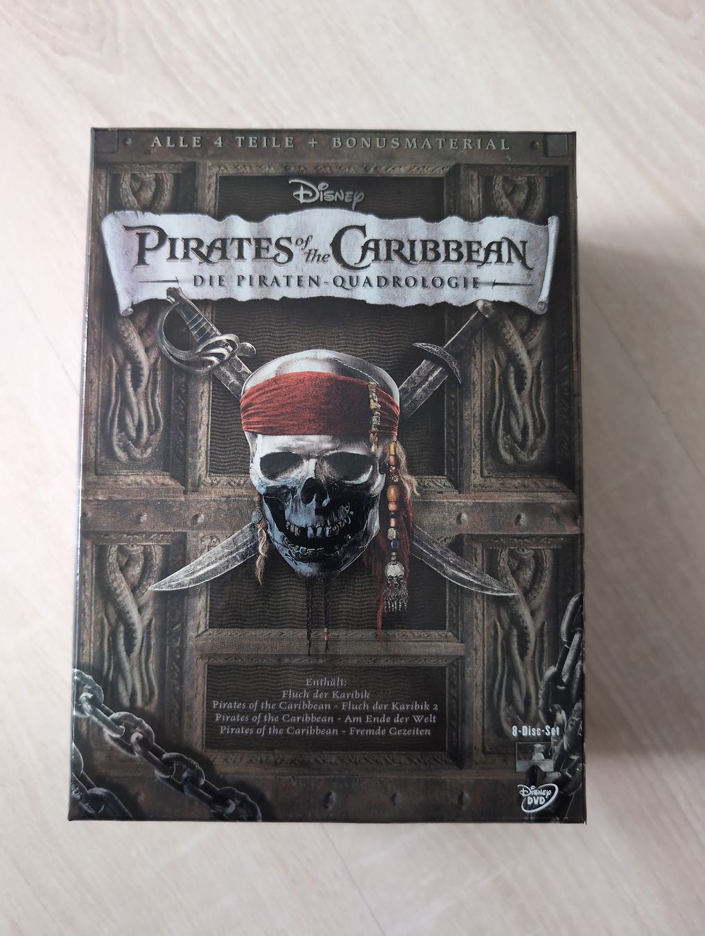 Tutti i DVDs: Fluch der Karibik 1-4 Box DVD  – Nuovo (secondo la descrizione) da Oberdorf SO venduto da Liberty512