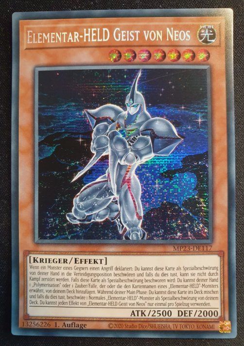 Yugioh Carte collezionabili: Elementar-HELD Geist von Neos / Secret-Rare / Mint 1.Auflage – Nuovo (secondo la descrizione) da Boswil venduto da ShoppingCenterCity