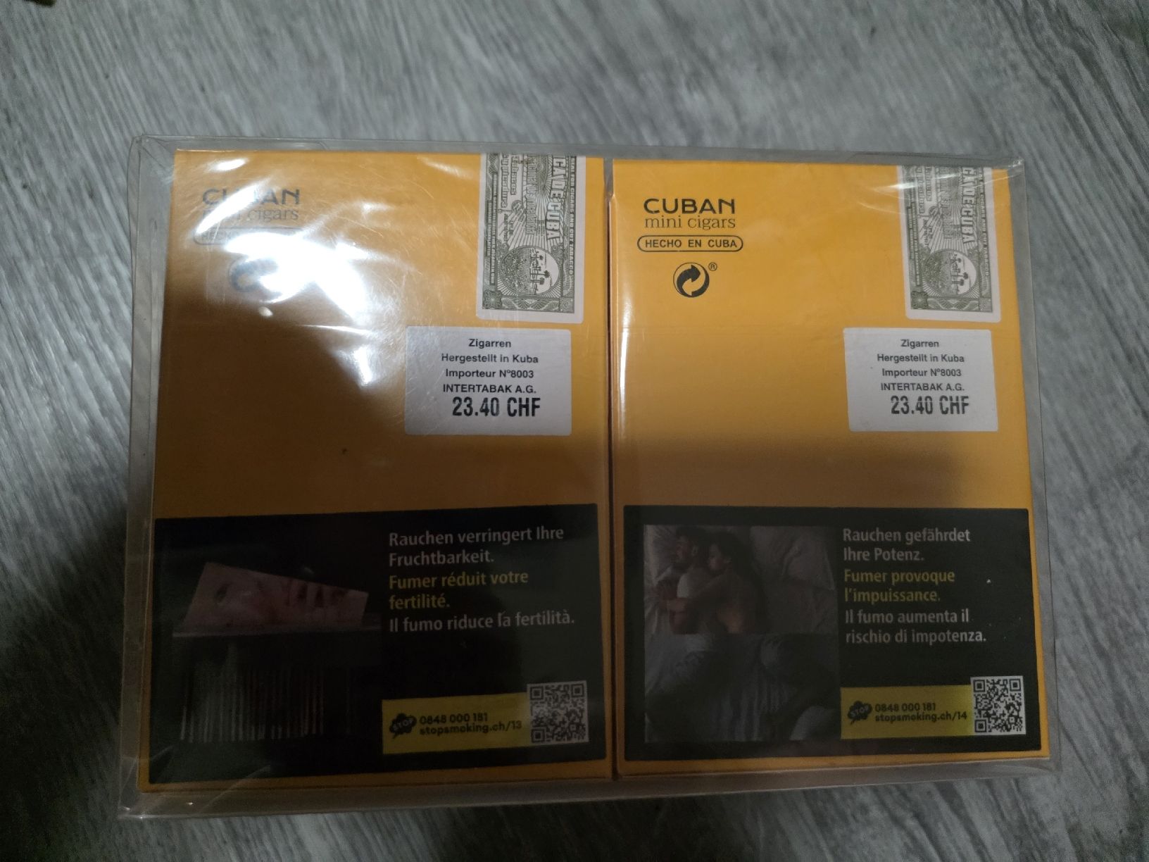 Cohiba Sigari: 10x Cohiba 6 Wide Short mini cigars Cubans – Nuovo e nell'imballaggio originale da Genève venduto da mei_d6lr 1