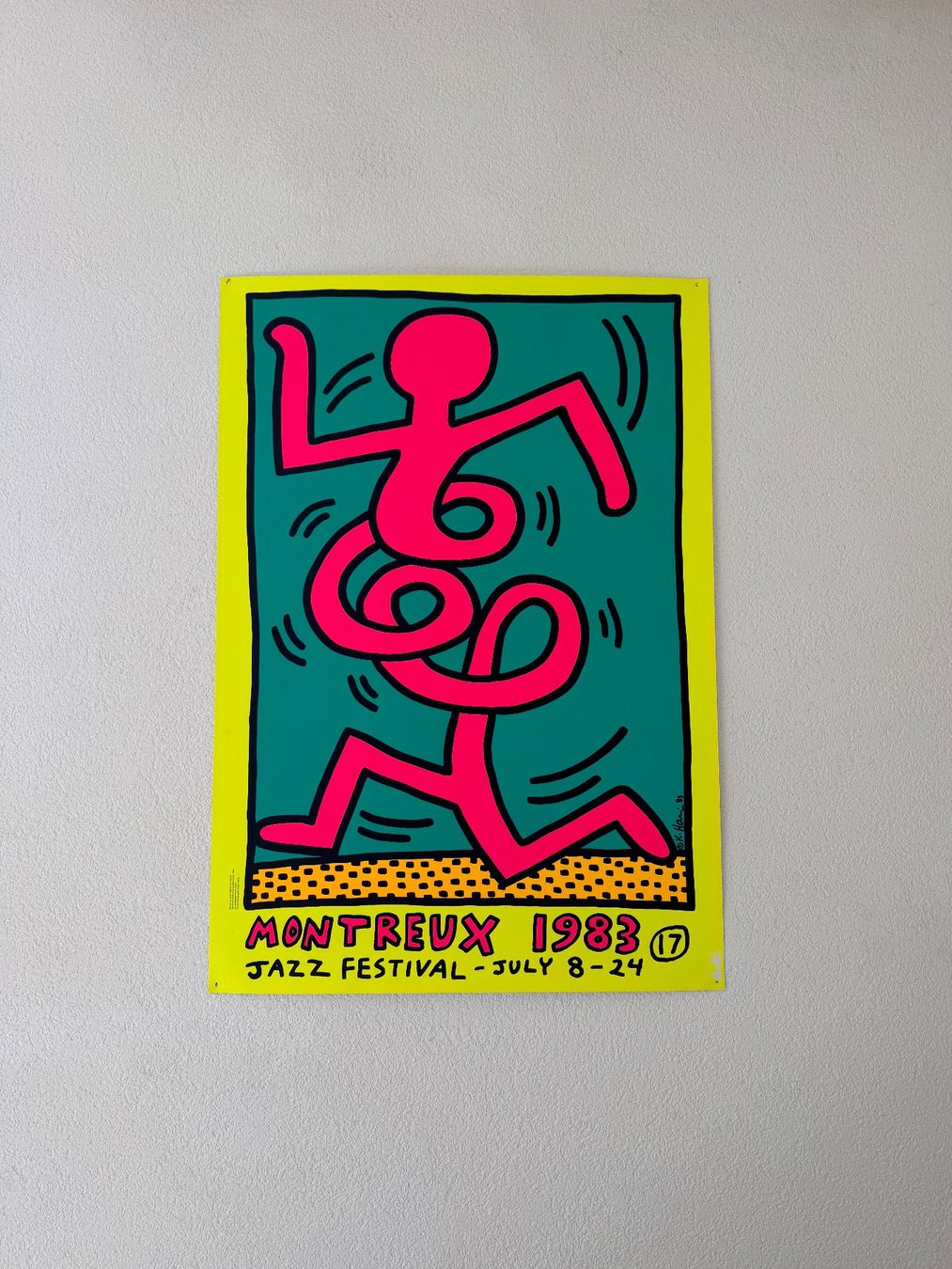 Foto & Immagini: Affiche MJF 1983 Keith haring - Occasion – Usato da Vevey venduto da Mirage567