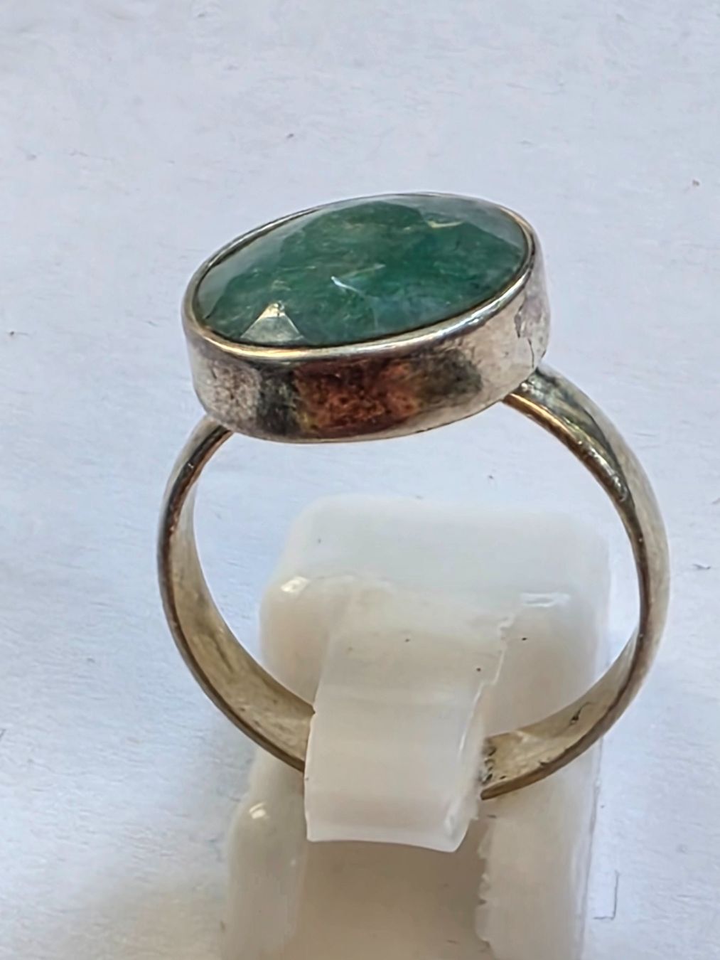 Ringe: Silberring mit blauem Stein Oval facettiert Grösse 60 – Neu (gemäss Beschreibung) aus Zürich von adriben 3