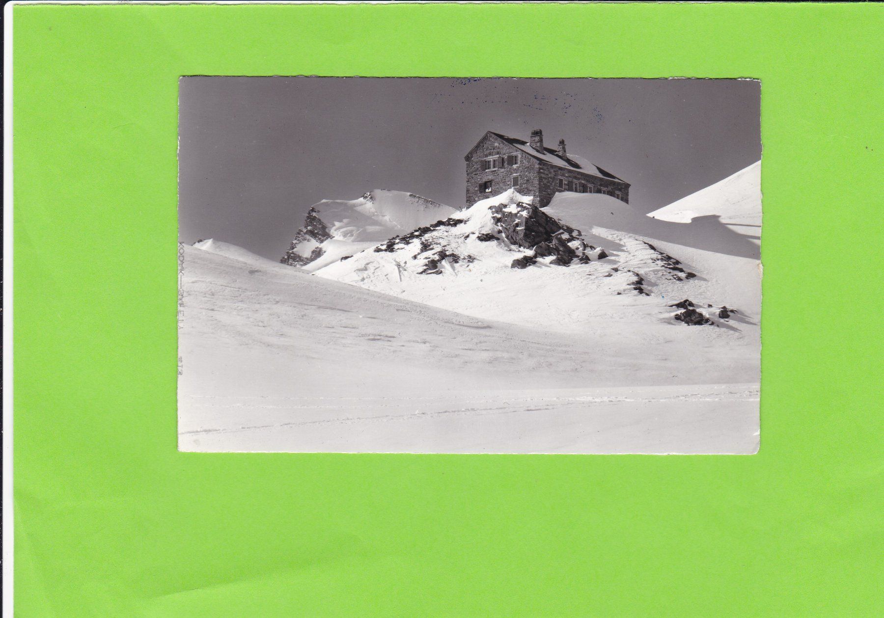 Cartoline postali: Saas-Fee, Britanniahütte – Usato da St. Peterzell venduto da neckertal