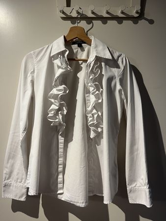 Ralph Lauren Rüschenbluse