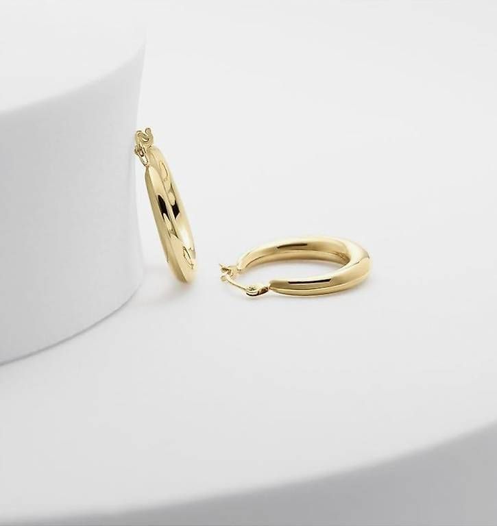 Orecchini pendenti & Orecchini a lobo: Creolen echtgold  – Usato da Hemmental venduto da 18kGold 2