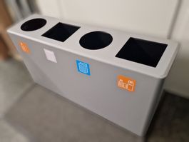 van Esch Wertstoffsammelstation / Abfalltrenner 4 × 30 l