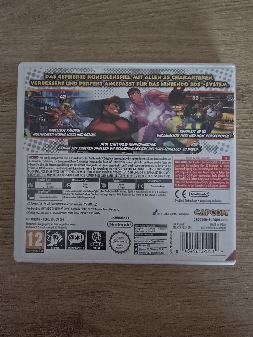 Nintendo Giochi: Super Street Fighter IV 3D Edition Nintendo 3DS – Usato da Chur venduto da 1996hiphop 1