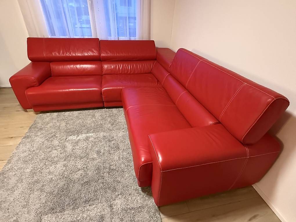 Divani: Calia Italia Designer Ledersofa Ledercouch – Usato da Sursee venduto da adbara