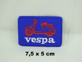 VESPA  -  Aufnäher - Aufbügler - Stickerei - 7,5x5cm