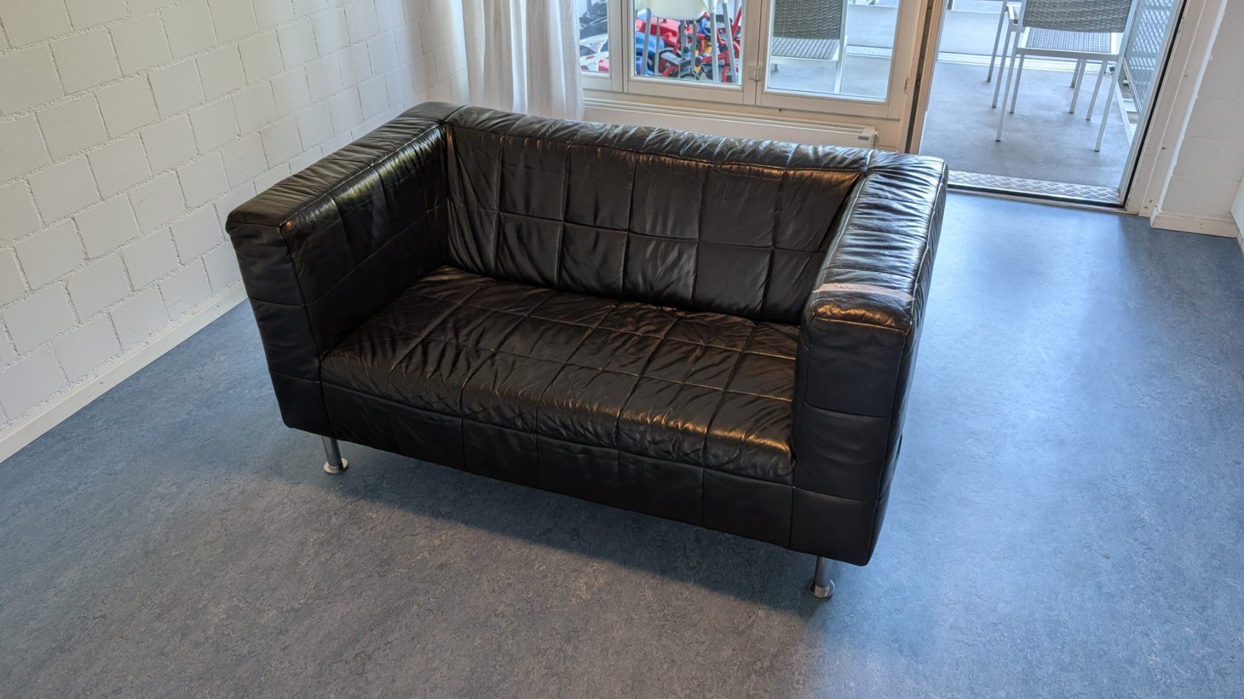 Sofas: Sofa Leder schwarz 2-Sitzer gebraucht – Gebraucht aus Zürich von TWiederkehr91
