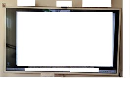 Samsung TV weiss 98cm Gehäusediagonale mit Wandhalterung
