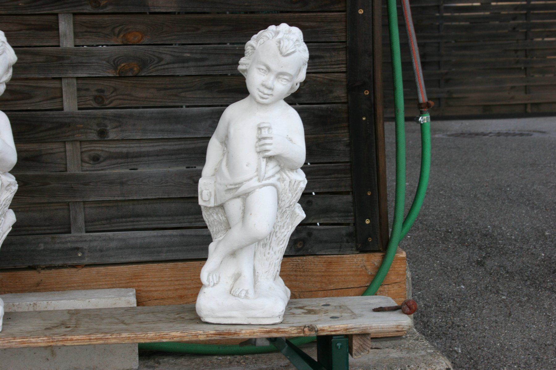 Statuette: 2 STEINFIGUREN (ENGELSTIL) – Usato da Wauwil venduto da Vintagesky 2