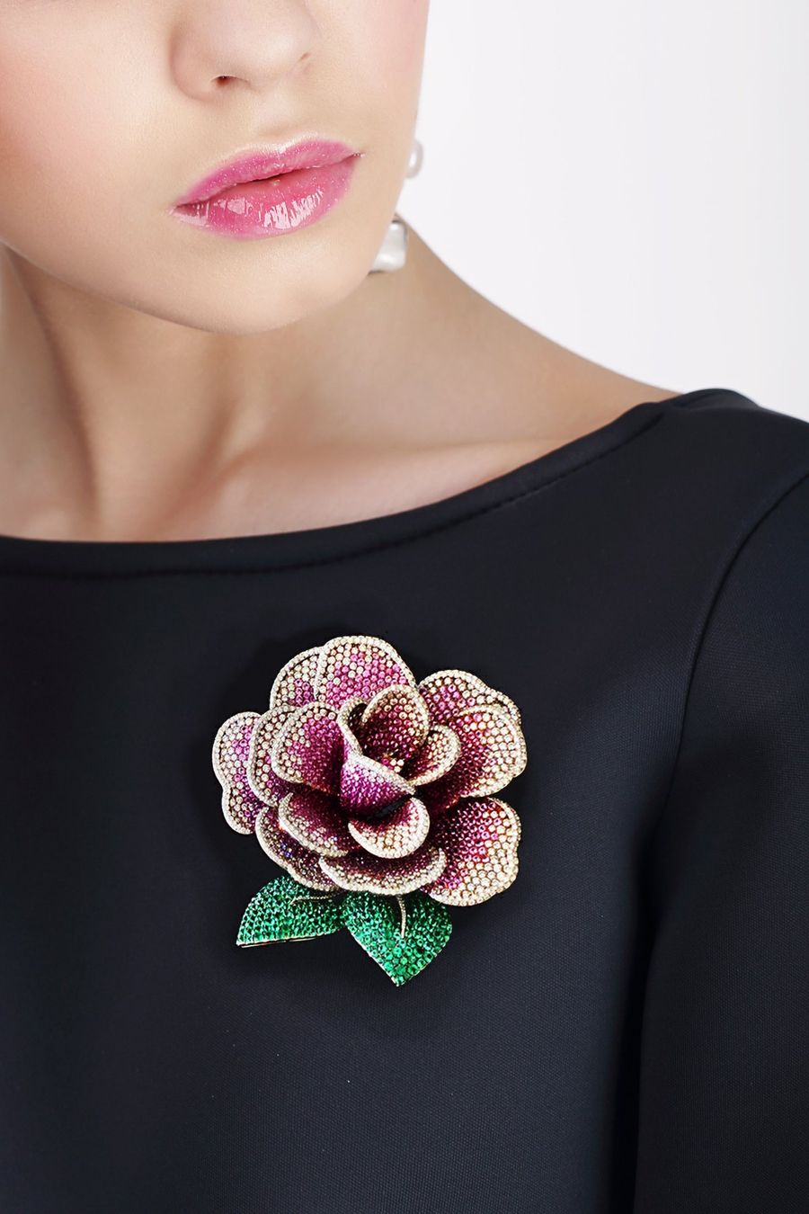 Spille & Fermagli: Exklusive Blumenbrosche von Michele della Valle – Usato da Riazzino venduto da d3s_8fgj 3