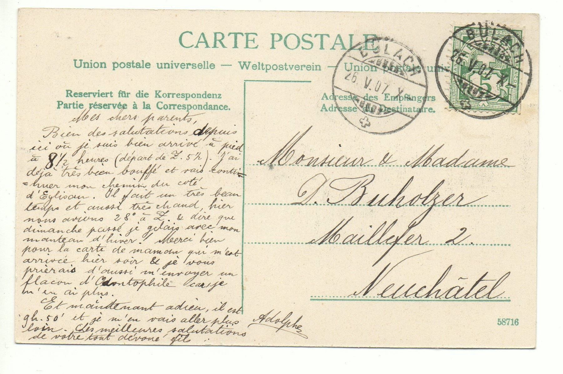Cartes postales: BÜLACH animée – D'occasion à Jona par philajona 1