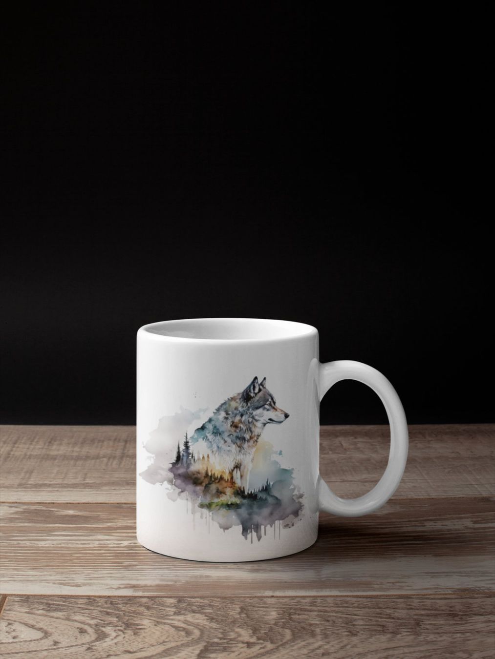 Tassen: Wolf Keramik Tasse Kaffee Tee NEU – Neu und originalverpackt aus Glattfelden von Calmprint
