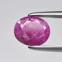 0.84ct Natur Rubin Edelstein aus Afrika echter Edelstein