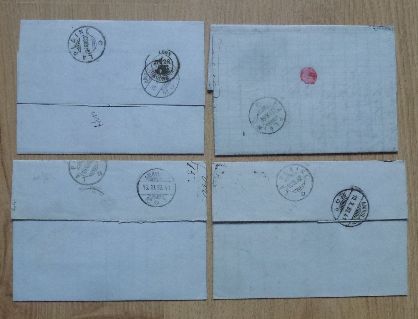 Alle Briefmarken: Sammlung ++ 11 alte Frankreich Briefe um 1882 – Gebraucht aus Walkringen von Casablanca777 7