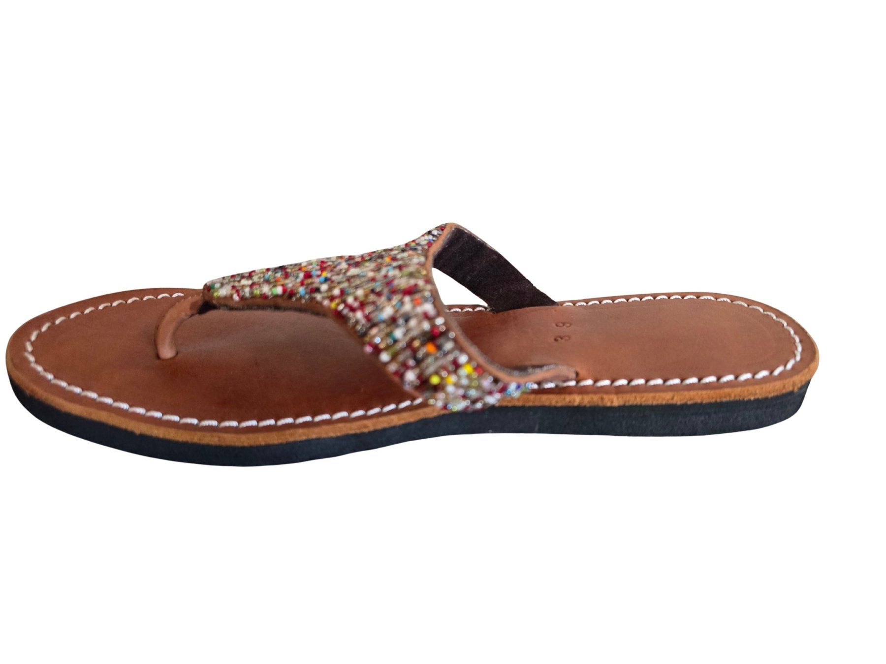 Chaussures femmes: Handgemachte Leder-Sandalen - Multicolor  39 – Neuf avec emballage d'origine à Brione s. Minusio par Littleninja 2
