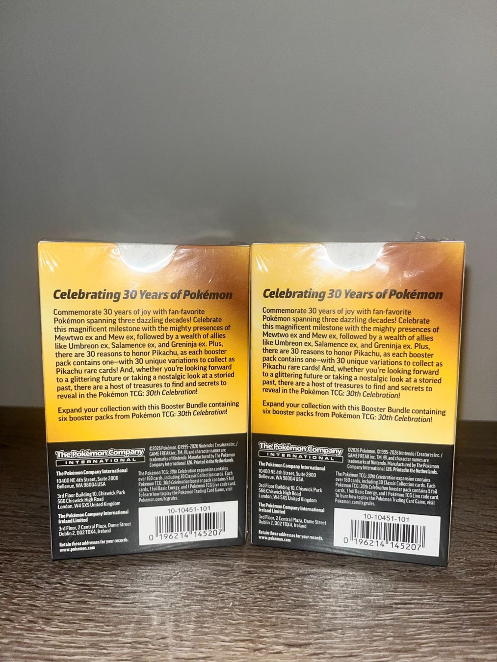 Pokémon Carte collezionabili: 2x Pokémon Booster Bundle 30th Celebration – Nuovo e nell'imballaggio originale da Pambio-Noranco venduto da val_97q2 1
