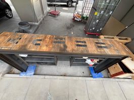 Theke Industrie Design Holz Metall gebraucht