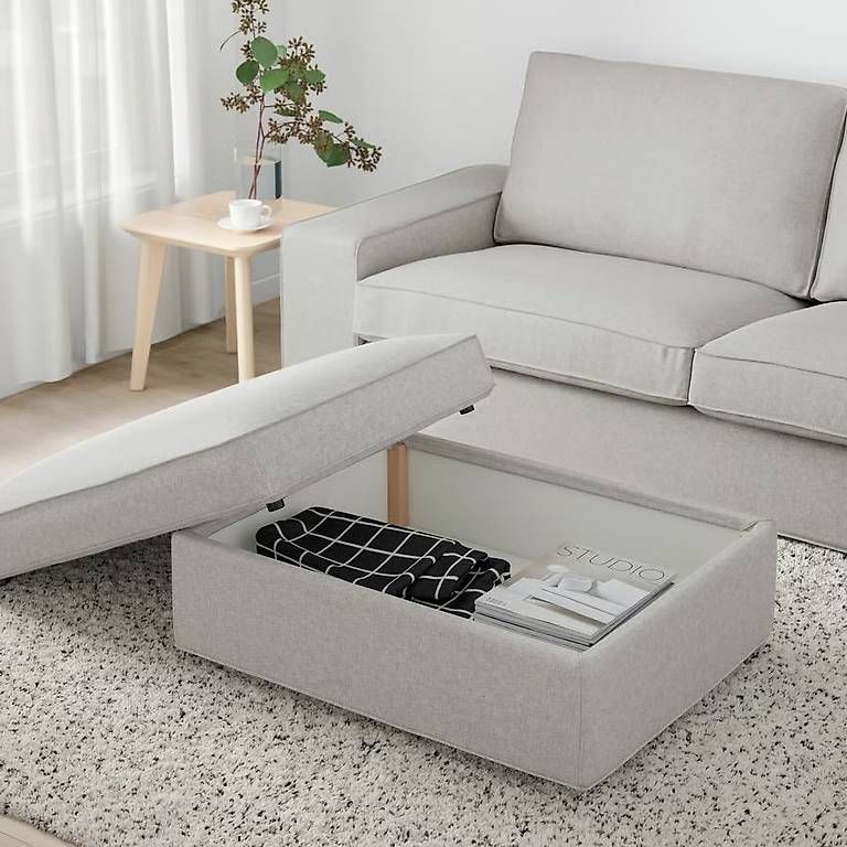 Tabourets: IKEA KIVIK footstool with storage – D'occasion à Genève par amb_2kbj 4