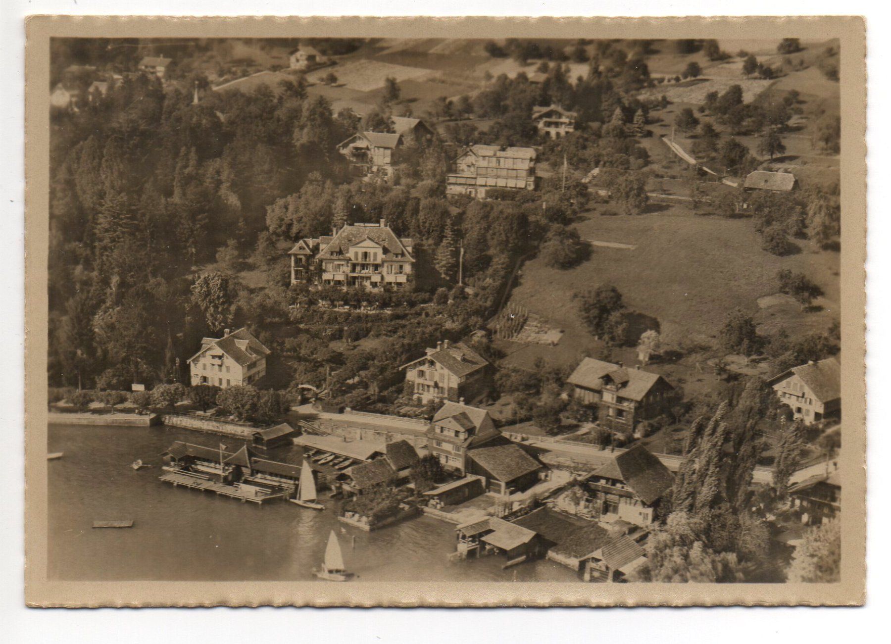 Cartoline postali: HILTERFINGEN Fliegeraufnahme – Nuovo (secondo la descrizione) da Jona venduto da philajona