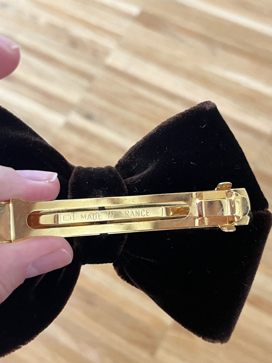 Haarschmuck: Alexandre Velvet Bow Barrette  – Neu und originalverpackt aus Pfäffikon SZ von Zitrone_100 2