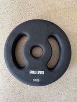 Gorilla Sports Hantelscheiben Set Neopren 2x5 KG (10 KG)