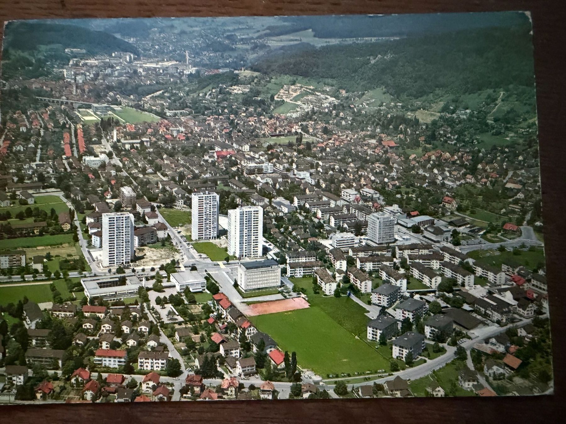 Ansichtskarten: WETTINGEN- Ansichtskarte – Gebraucht aus Tegerfelden von siebenmacky