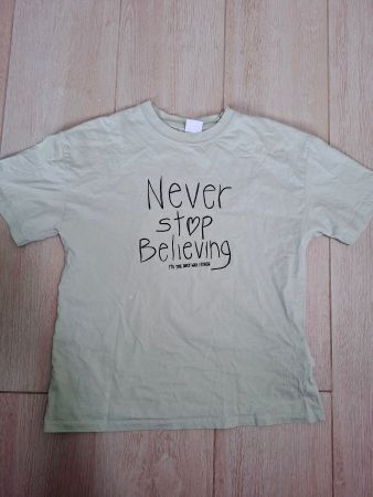 Zara T-Shirt Never Stop Believing, Gr. 152, Top Zustand