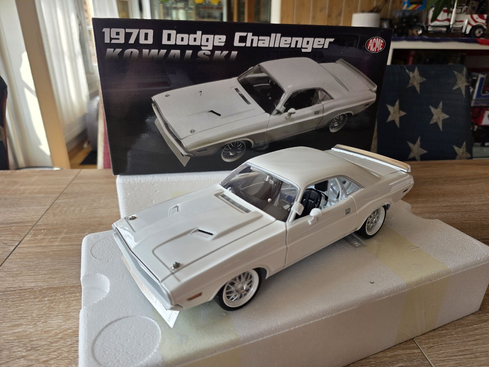 Dodge Modellini d'auto: 70'Dodge Challenger White 1:18 "Kowalski" ACME – Usato da Goldingen venduto da Muscle_Cars84