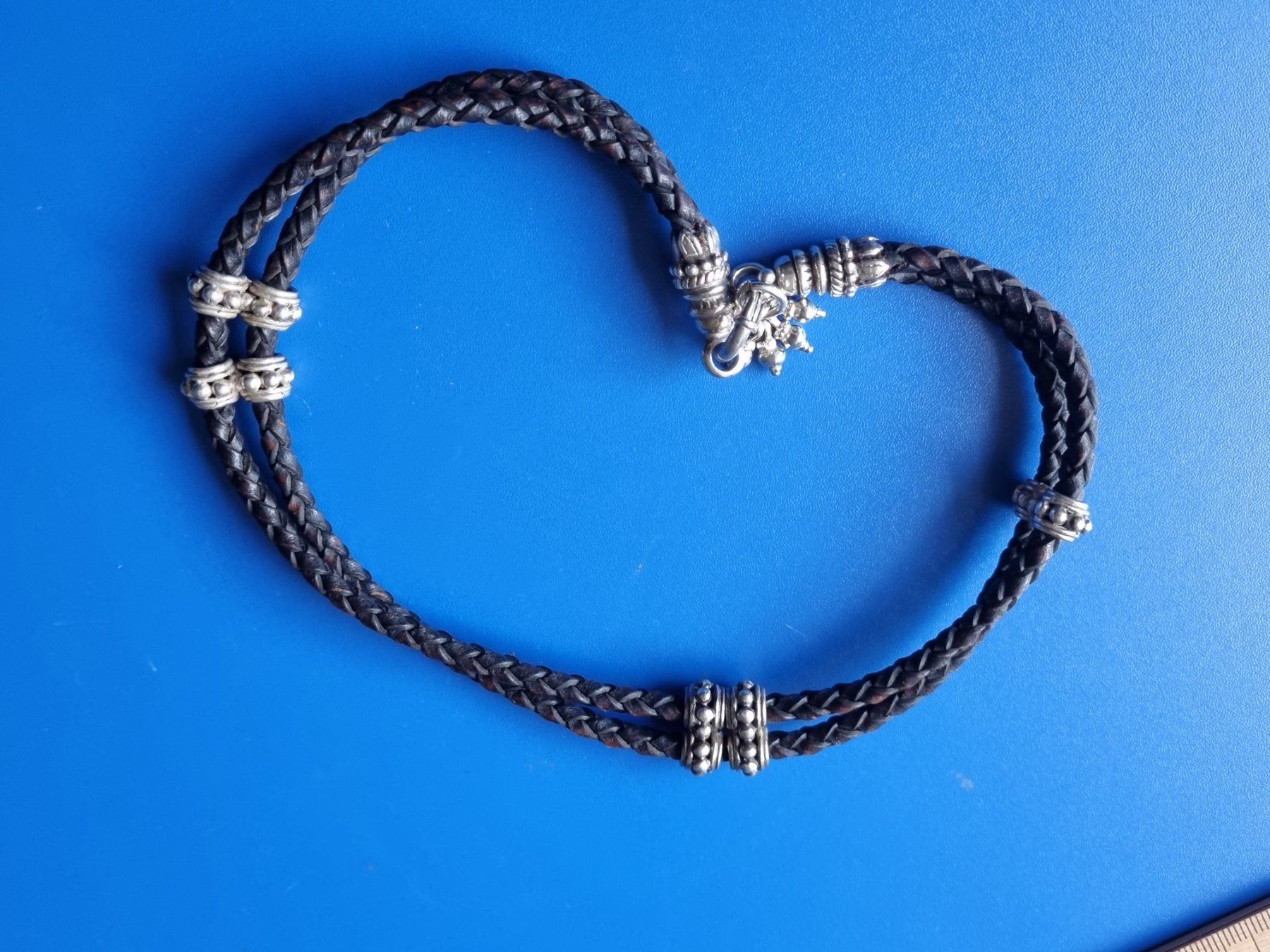 Catenine: Halskette Leder 925 Silber – Usato da Schaffhausen venduto da Leveron13 1