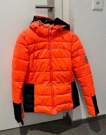 McKinley Skijacke orange schwarz Grösse 36