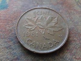 CANADA 1 Cent 1981