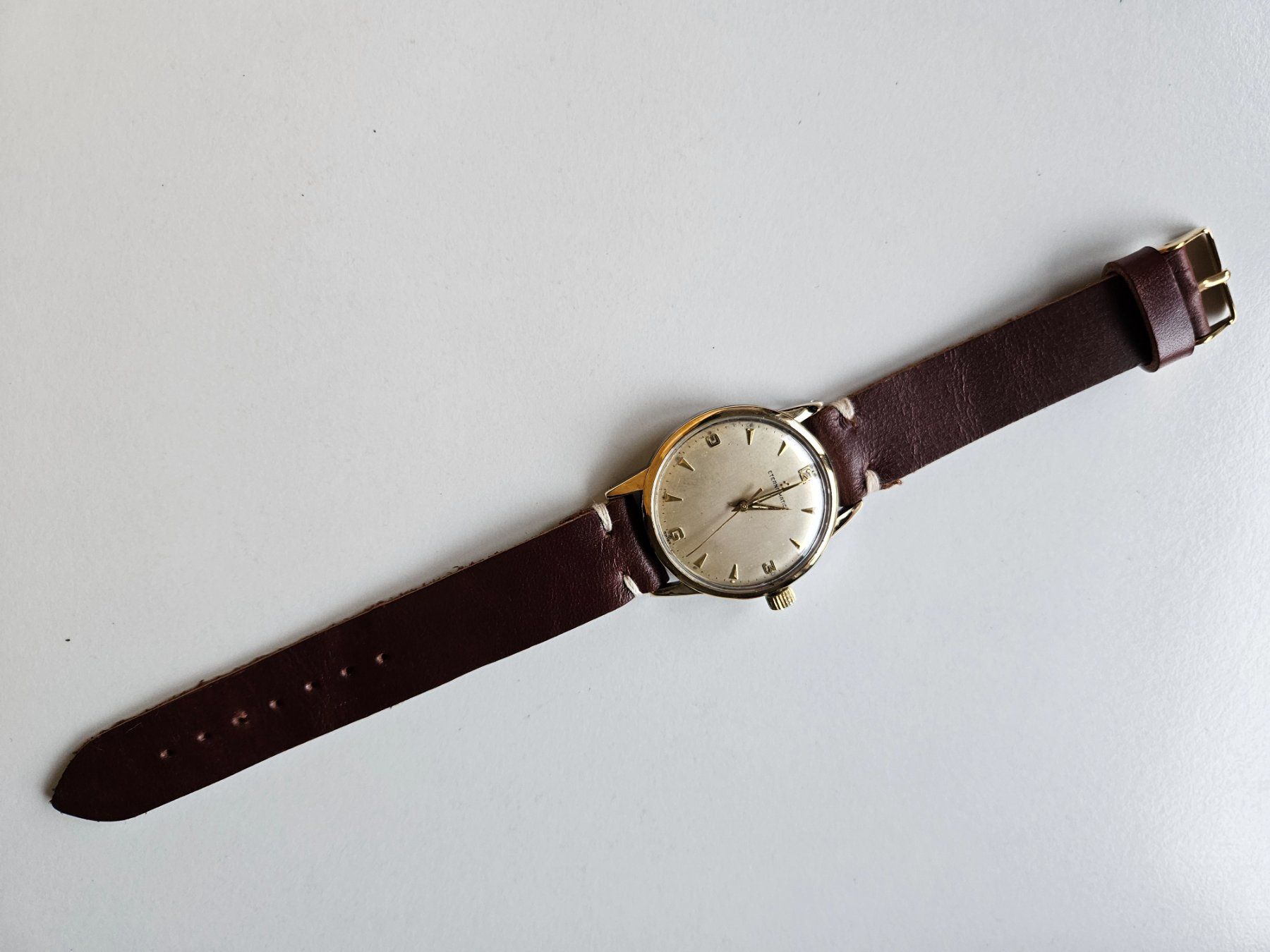Eterna Orologi: Eterna-Matic 1952 Goldkappe mit Box – Usato da Berikon venduto da mmm21 4