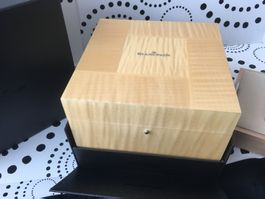 BLANCPAIN ORIG. - BOX ECRIN WATCH CASE SCHACHTEL - WOOD !!!