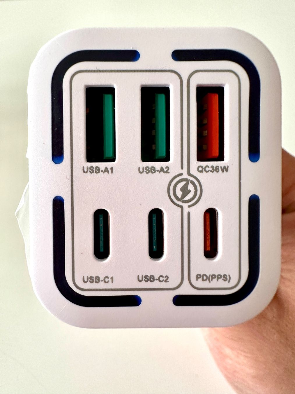 Caricabatterie: 50W Multi USB-Type C Fast Charger Adapter EU Plug – Nuovo (secondo la descrizione) da Gattikon venduto da Sarahs_Schatzkammer 2