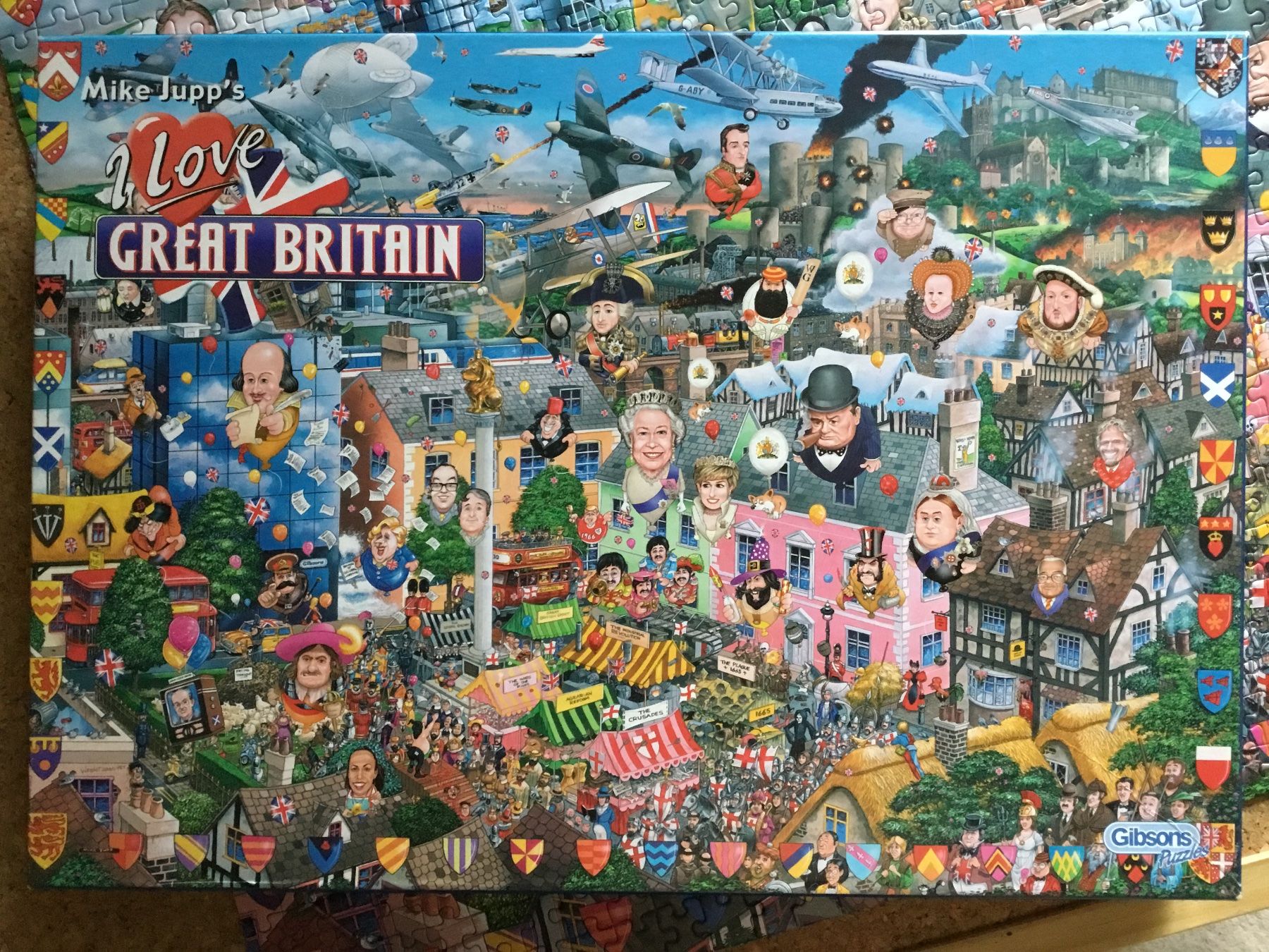 Puzzle: Puzzle, I love Great Britain – Nuovo (secondo la descrizione) da Diessenhofen venduto da quinto9