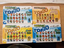 4 Prepaidkarten. TOP 20