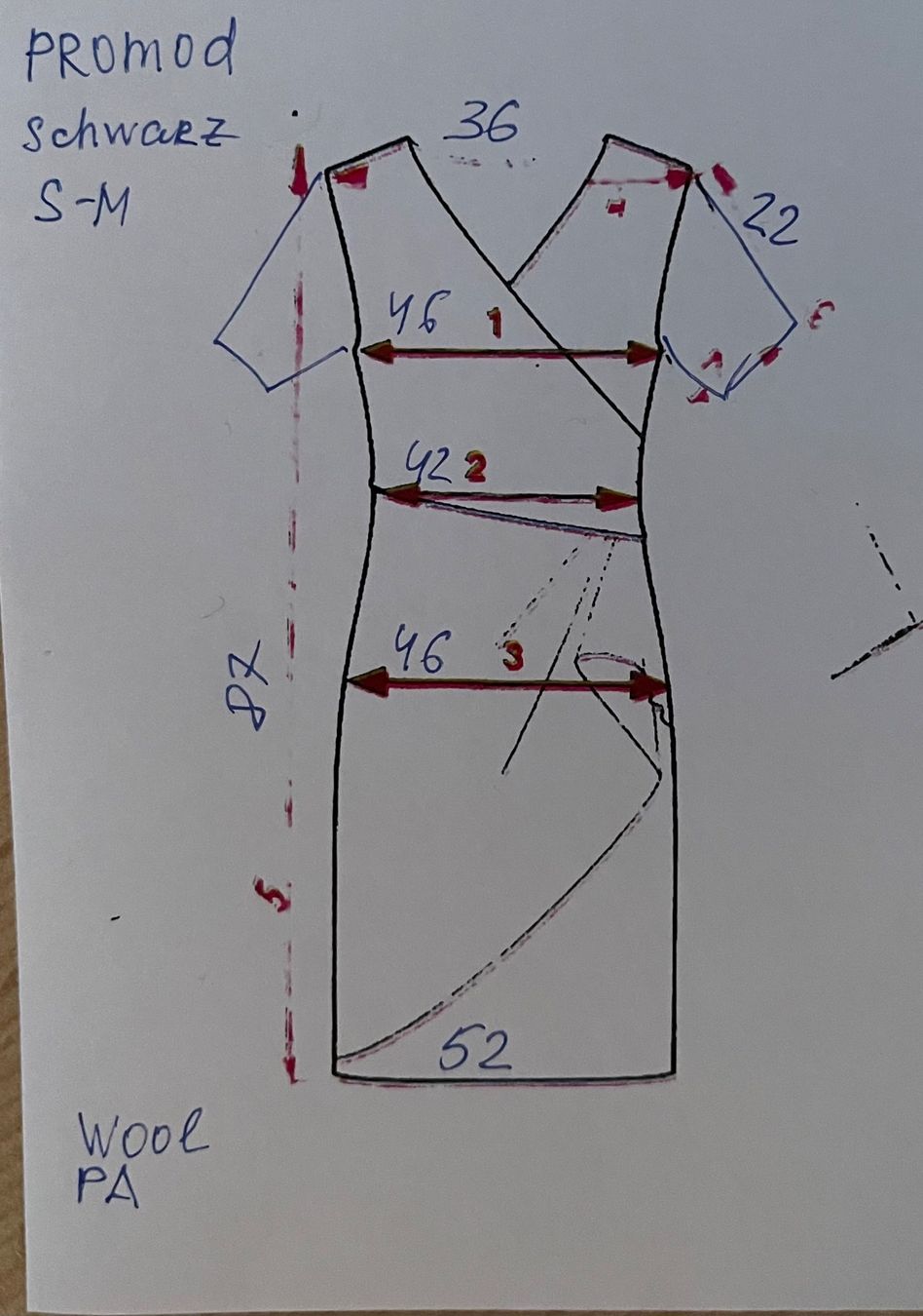Promod Vestiti: PROMOD S M /NP55CHF Kleid Wool PA – Usato da Kölliken venduto da Prscoo 5