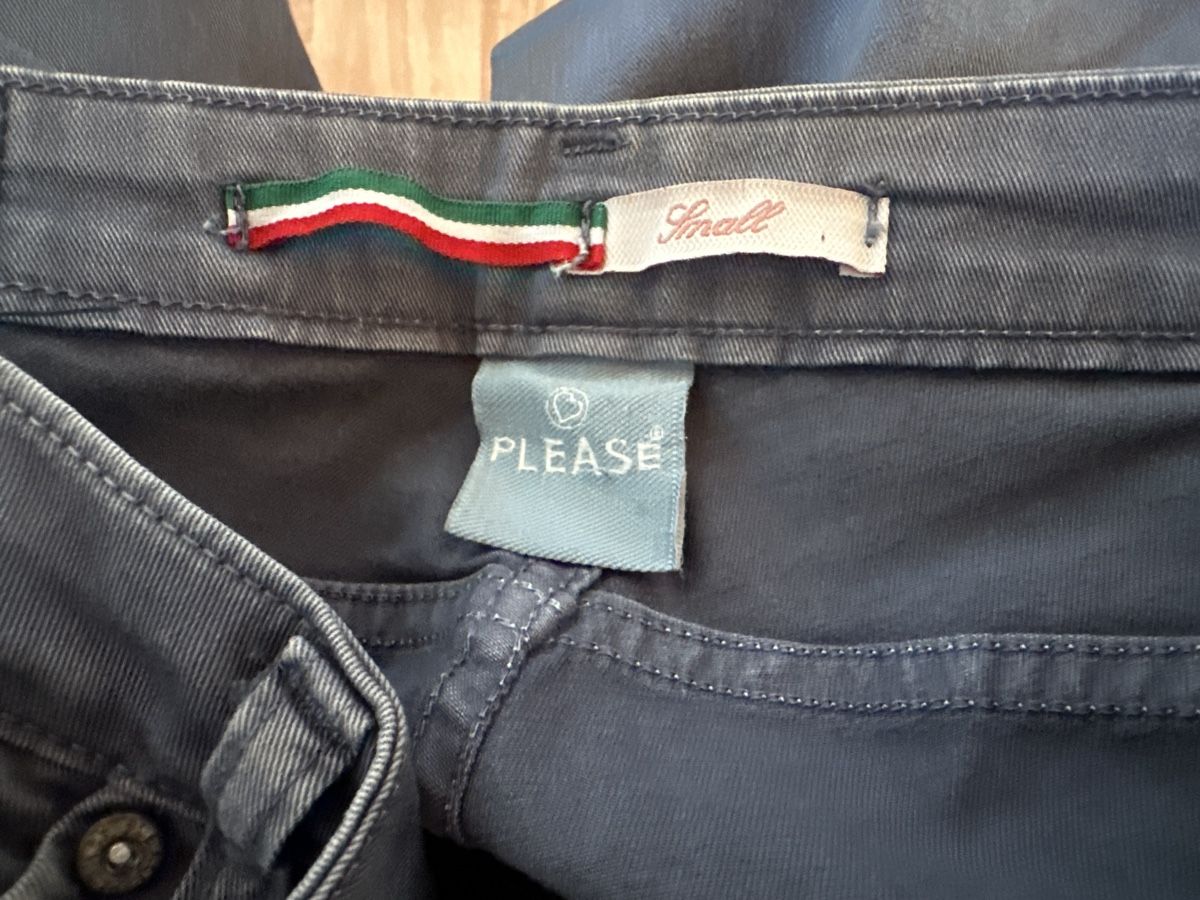 Please Jeans Hosen: Please Jeans, Gr. S, grau einf. Bundweite 37 cm – Gebraucht aus Wald AR von Jakusi95 2