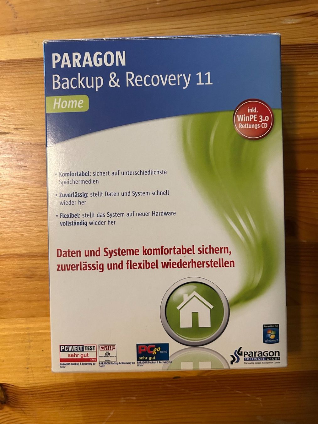 Paragon Applications: PARAGON Backup & Recovery 11 Home Software – D'occasion à Bern par Fireblades