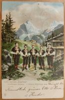 Jodler- Quintett Alpenrösli Schaffhausen um 1900